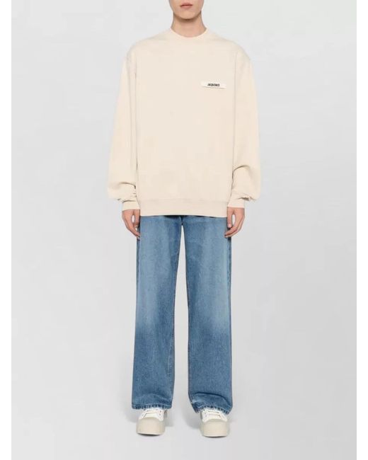 Jacquemus Natural Cotton Sweatshirt for men