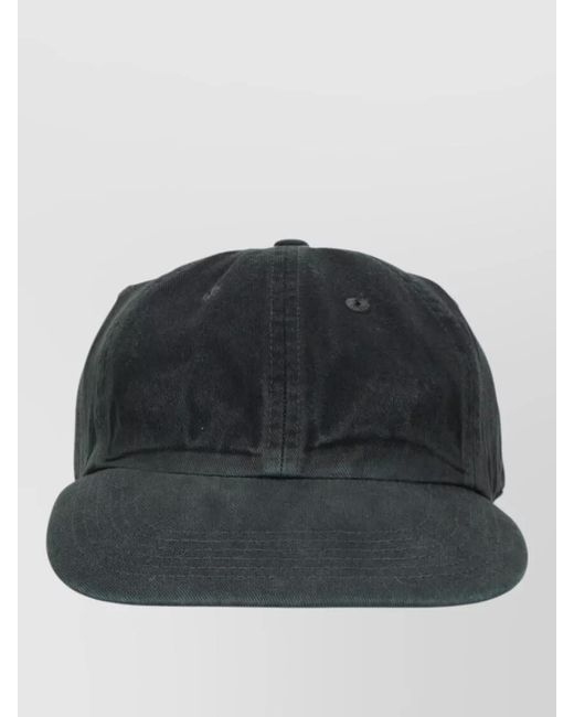Entire studios Black Casual Hat Curved Brim Metal Eyelets for men