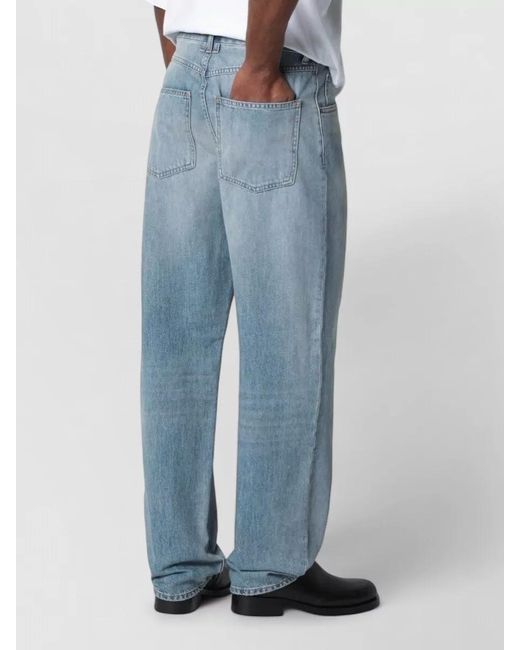 DARKPARK Blue Denim Straight-Leg Jeans for men