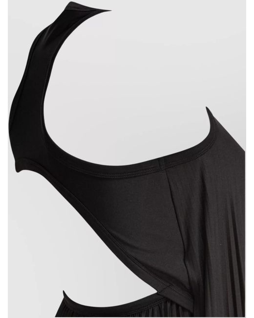 Sportmax Black Open Back Maxi Dress