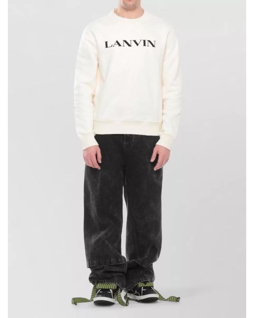 Lanvin Green Low Top Leather Sneakers Lace Detail