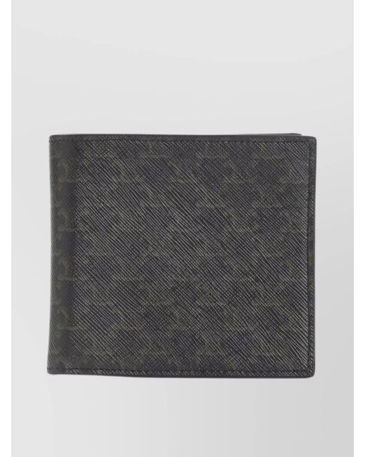 Céline Gray Slim Bi-Fold Wallet With Compact Design