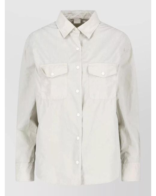 Aspesi White Fitted Jacket