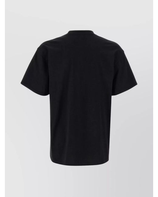 Carhartt Black 'Water Mud' Crew Neck Graphic T-Shirt for men