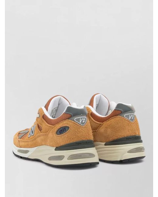 New Balance Metallic Suede Low-Top Sneakers for men