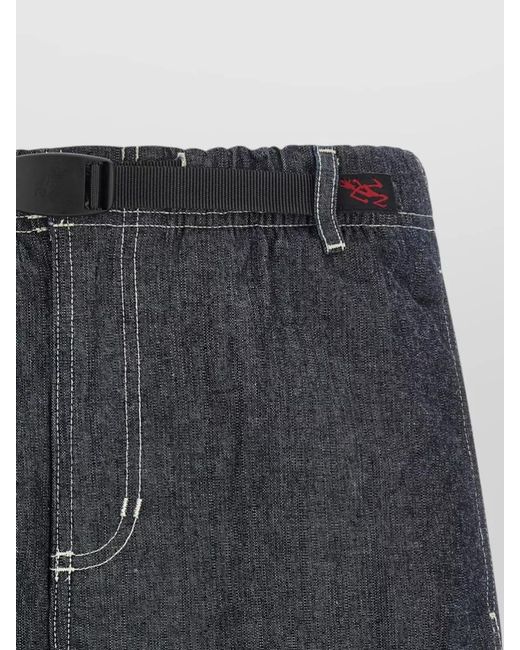 Gramicci Gray Chambray Bermuda Shorts for men