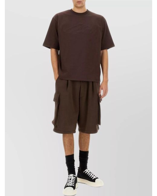 DSquared² Brown Balloon Cargo Shorts for men