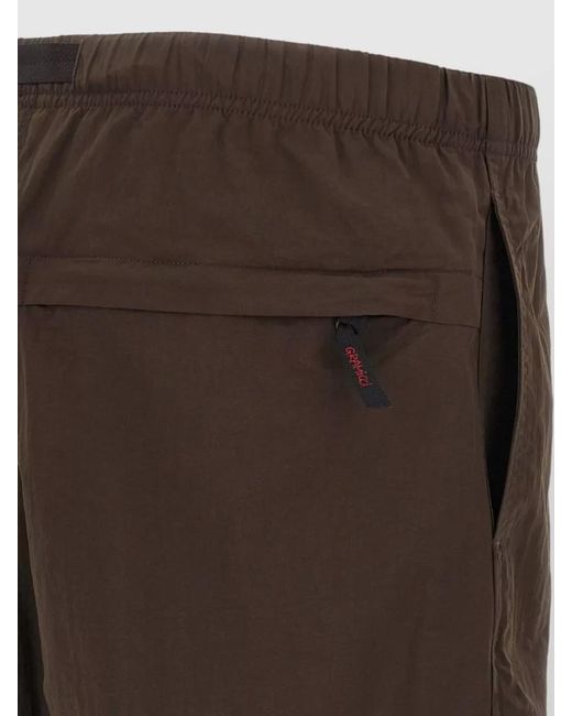 Gramicci Brown Signature G Short Bermuda Shorts Pockets for men