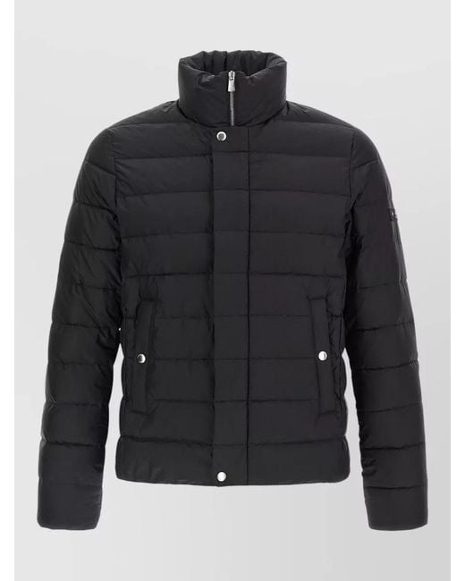 Tatras Black Atene High Collar Padded Down Jacket for men