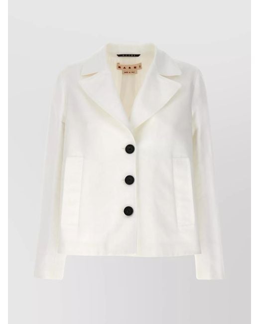Marni Natural Cotton Blazer