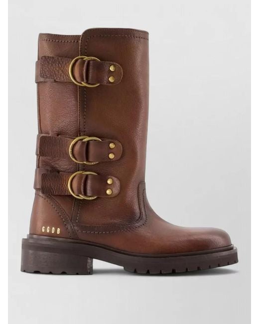 Golden Goose Deluxe Brand Brown Leather Boots