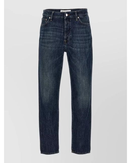 Department 5 Blue Drake Jeans Belt Loops Contrast Stitching for men