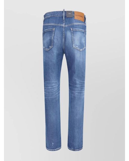 DSquared² Blue Denim Tapered Jeans for men