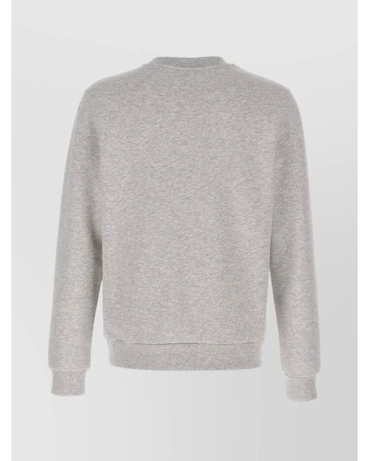 A.P.C. Gray Cotton Sweatshirt for men