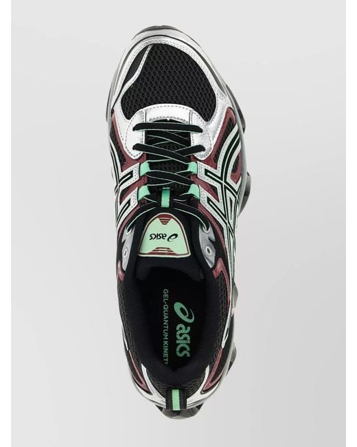 Asics Metallic Synthetic Leather Low-Top Sneakers
