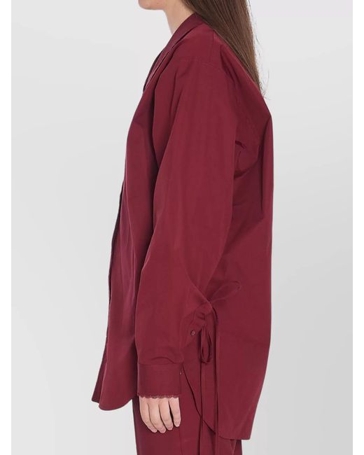 Gucci Red Shirt With Ties