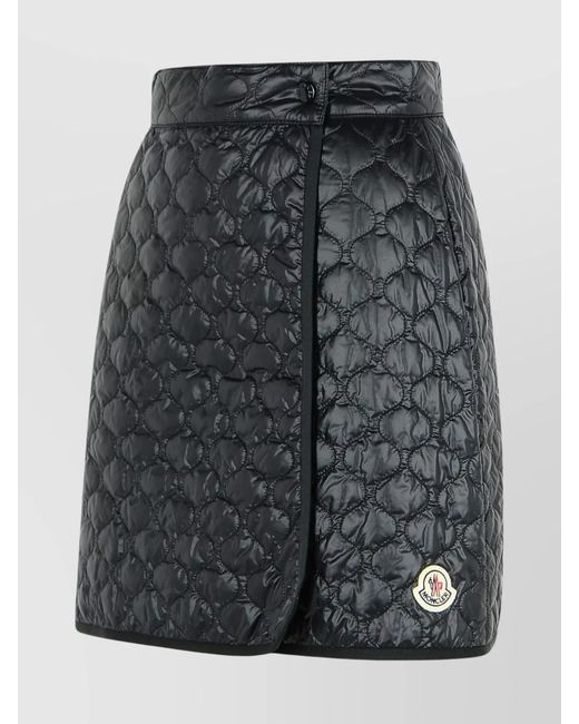 Moncler Gray Wrap Skirt