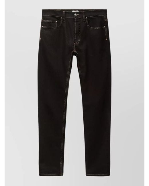 Versace Black Tapered Denim Jeans for men