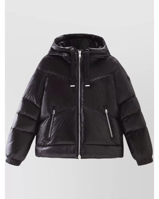Woolrich Black Puffer Jacket
