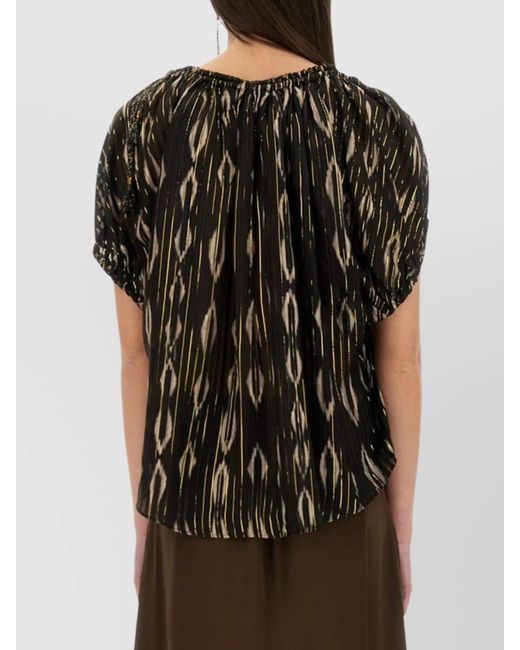 Isabel Marant Black Silk Blouse