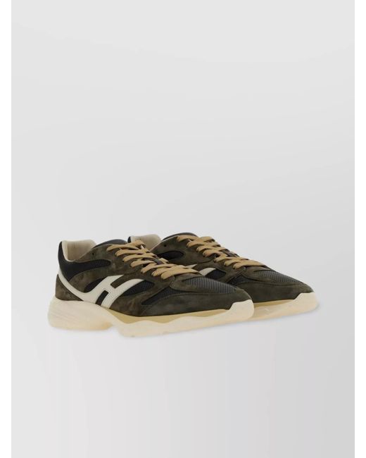 Hogan Multicolor Leather Low-Top Sneakers for men