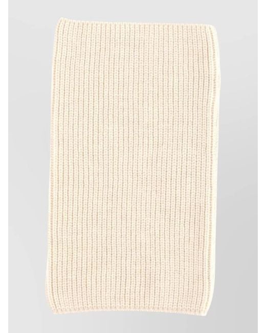 Lemaire Natural Alpaca Wool Snood Scarf for men
