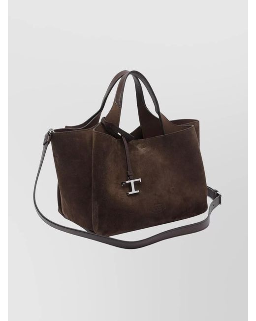 Tod's Brown Cross-Body Bag Detachable Strap