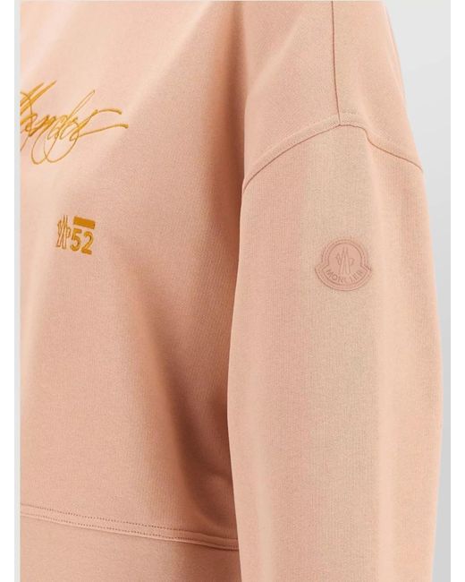 Moncler Multicolor Cotton Logo-Embroidered Sweatshirt