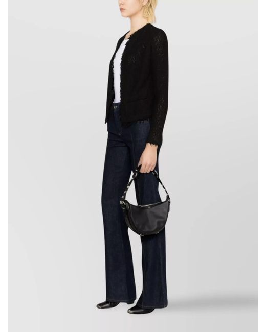 IRO Black Shawani Cotton Blend Jacket