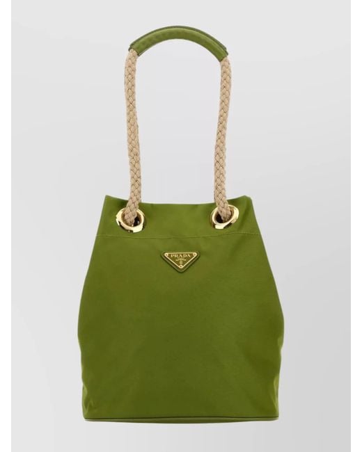 Prada Green Re-Nylon Mariner Bucket Bag