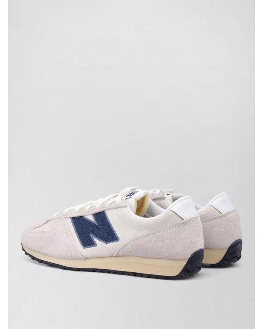 New Balance Metallic Suede Leather Low-Top Sneakers