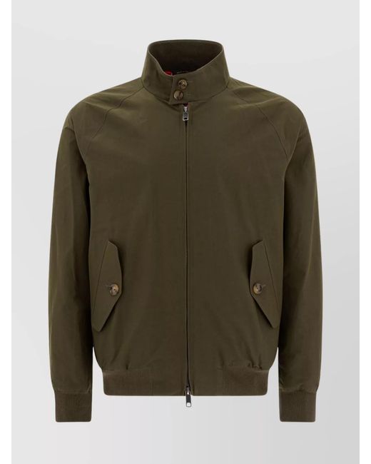 Baracuta Green Slim-Fit Harrington Bomber Jacket for men