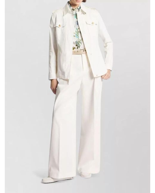 Fay Natural Cotton Shirt Jacket