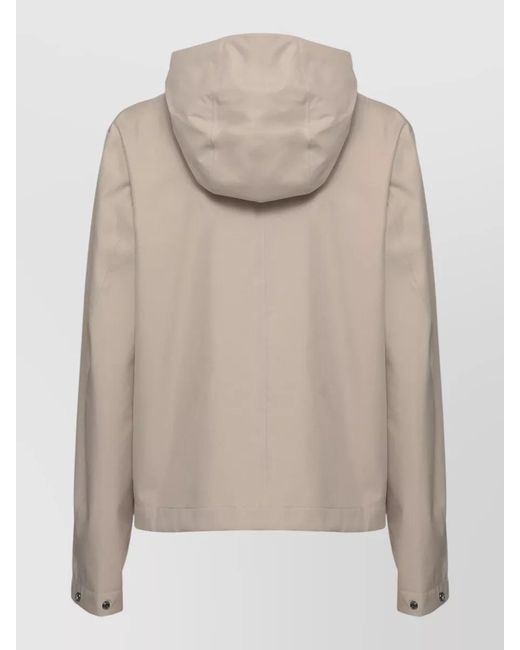 Woolrich Natural Hooded Short Jacket