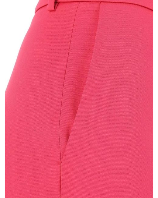 Magda Butrym Pink Wide-Leg Trousers