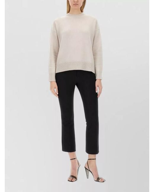 Max Mara White Oversized Wool Cashmere Jumper