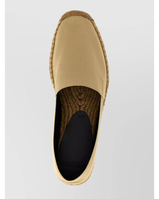 Saint Laurent Brown Cotton Espadrilles for men