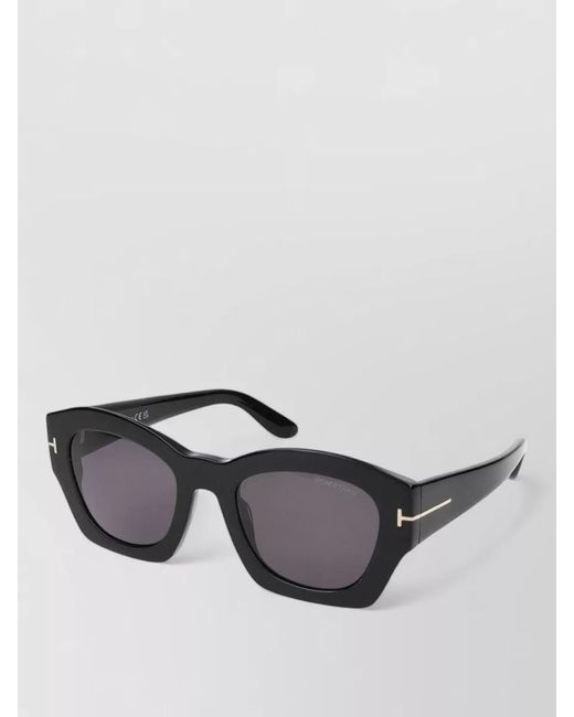 Tom Ford Metallic Sunglasses Square Frame Ft1083 Gradient Lenses