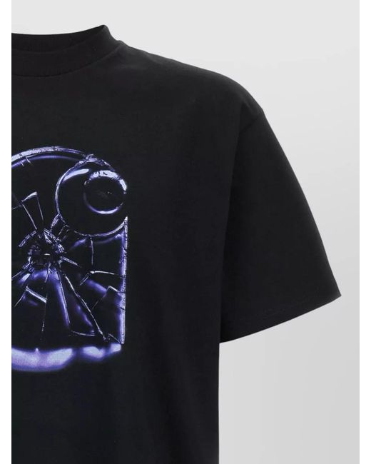 Carhartt Black Shattered Logo Crew Neck Graphic T Shirt for men