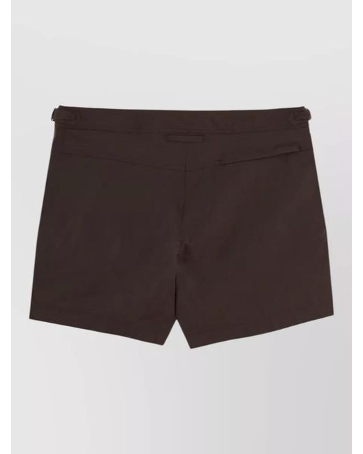 Tom Ford Brown Tailored Swim Shorts for men