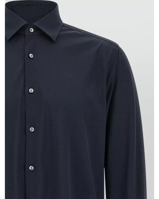 Pal Zileri Blue Capsule Shirt Long Sleeves Button Collar for men