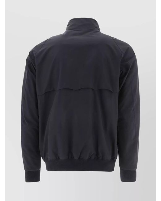 Baracuta Blue Cotton Blend Harrington Jacket for men