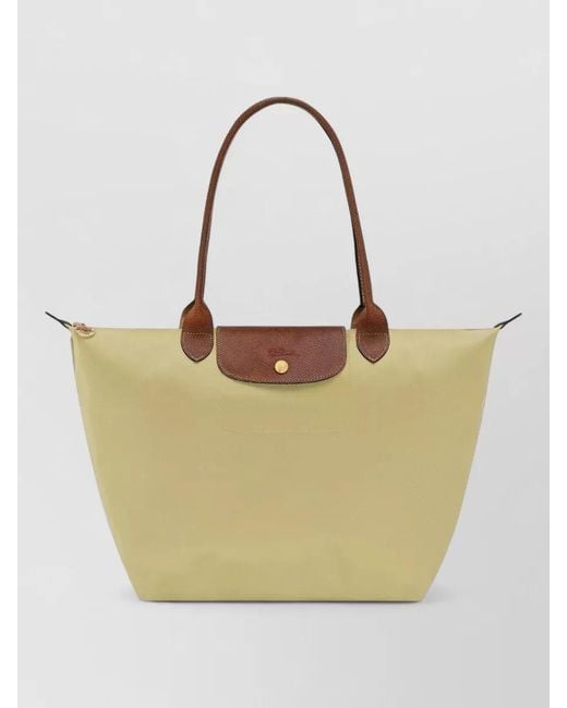 Longchamp Natural Le Pliage Original L Tote Bag