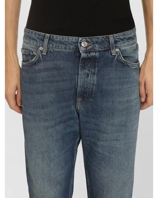 Department 5 Blue Drake Denim Jeans Regular Straight Leg for men