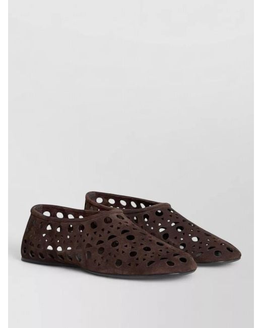 Alaïa Brown Neo Vienne Mules Breathable Casual Design