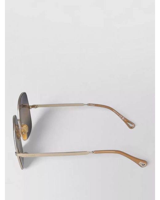 Chloé Multicolor Sunglasses Ch0282S 002 Metal Frame Design
