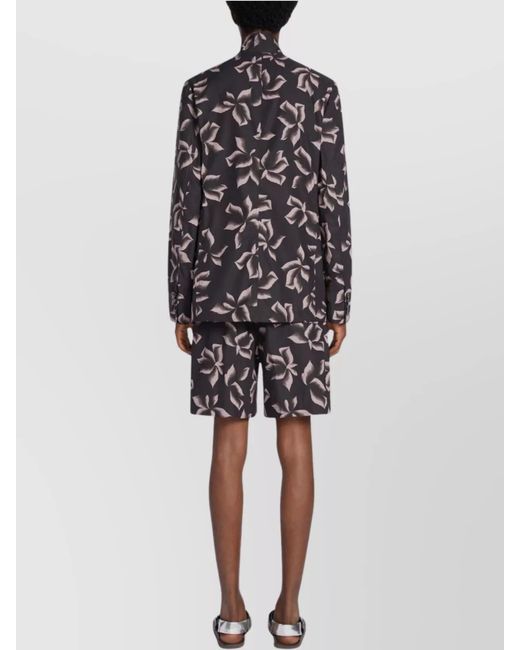 Dries Van Noten Gray Cotton Blazer for men