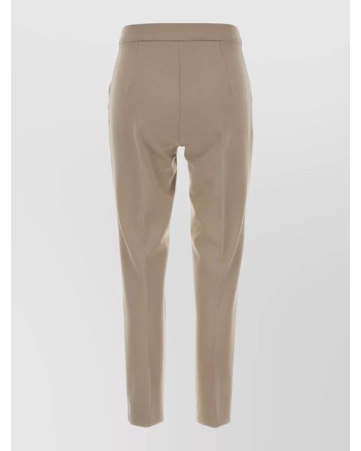Max Mara Natural Tapered Trousers