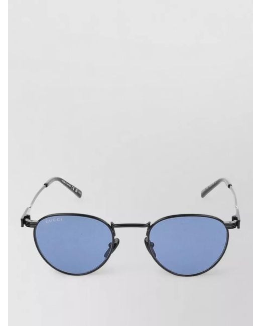 Gucci Blue Sunglasses Gg1875S 004 Metal Frame for men