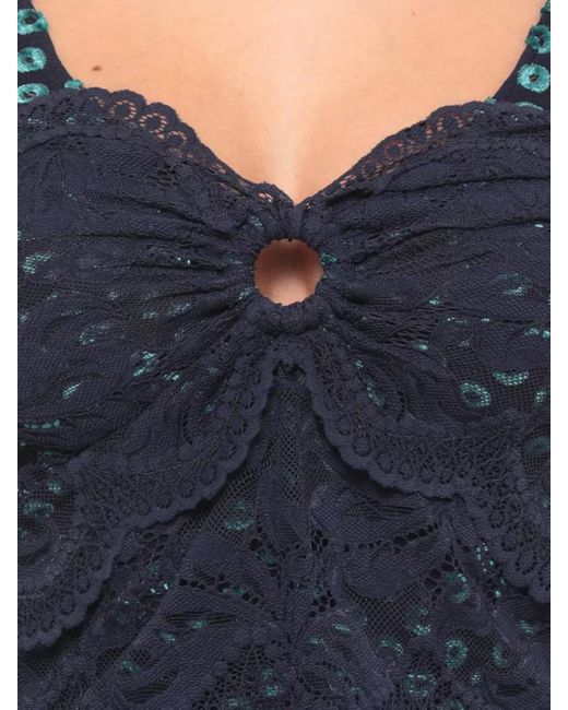Rabanne Blue Sleeveless Mini Dress